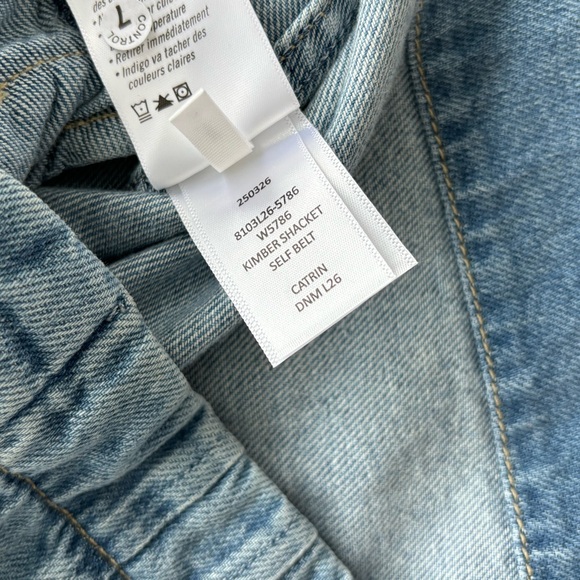 Paige Kimber Belt Denim Shacket - Catrin - Picture 8 of 10